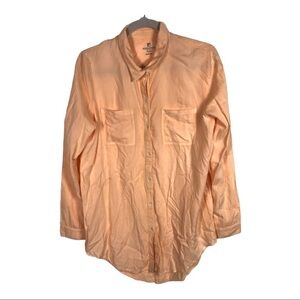 Woolrich orange button up‎ top